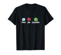 Sténotype Peace Love, sténographe, sténographe, sténographe, sténographe judiciaire T-Shirt