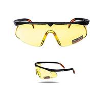 Stenso Barden Lunette De Protection Travail En Polycarbonate - Haute Résistance Aux Chocs, Lunettes De Protection UVA/UVB 99%, Confort Ajustable, EN166 / EN170 Jaune