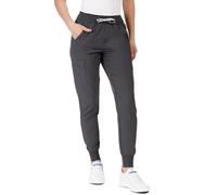 Stenso Nobby Pantalon Blanc Femme - Homme - Pantalon De Travail Femme - Homme Unisexe Élastique avec Ceinture À Cordon De Serrage, Poches Avant Et Arrière, Poche Cargo Zippée Graphite M