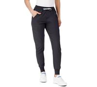Stenso Nobby Pantalon Blanc Femme - Homme - Pantalon De Travail Femme - Homme Unisexe Élastique avec Ceinture À Cordon De Serrage, Poches Avant Et Arrière, Poche Cargo Zippée Charbon L