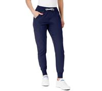 Stenso Nobby Pantalon Blanc Femme - Homme - Pantalon De Travail Femme - Homme Unisexe Élastique avec Ceinture À Cordon De Serrage, Poches Avant Et Arrière, Poche Cargo Zippée Bleu Marine XL
