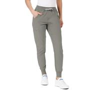 Stenso Nobby Pantalon Blanc Femme - Homme - Pantalon De Travail Femme - Homme Unisexe Élastique avec Ceinture À Cordon De Serrage, Poches Avant Et Arrière, Poche Cargo Zippée Ciment L