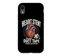 Stent en Forme de cœur Amusant Parce Que Le Ruban adhésif n'était Pas Une Option Coque pour iPhone XR