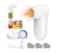 Steowsey 1 ensemble de scellage sous vide électrique sans fil pour bocal sous vide pompe à air pour bocal à large ouverture et bouche normale