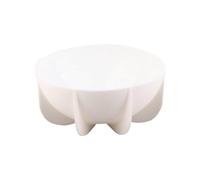 Steowsey 1 moule de cuisson en silicone hémisphère moule dôme moule planète moule à gâteau en forme de demi-cercle, 18,5 x 18,5 x 8,1 cm, blanc