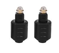 Steowsey 2 Paquets Optique 3.5Mm Mini Prise Jack vers Numérique Toslink Adaptateur