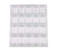 Steowsey 20 Ceintures Acrylique Maquillage Organisateur Nail Art Boîte De Rangement Clair Présentoir Organisateur Titulaire Pour Nail Strass Perles Boîte Transparent