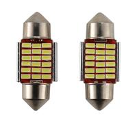 Steowsey 2Pcs C5W C10W 31Mm 3014 18Smd Ampoule Interieur De Voiture Canbus LED De Feston Lampe De Plaque D'Immatriculation 12V