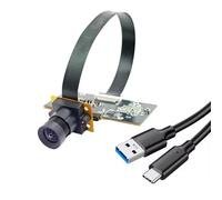 Steowsey 3840H x 2160V 4K 8MP HD 1/2" OS08A10 USB3.0 Type-C Module de caméra FF 93° MJPEG, YUV2, H264, H265 pour reconnaissance faciale