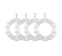 Steowsey 4PCS Sublimation Wind Spinner Blanks 3D Double Face Sublimation Wind Powered Sculpture pour Yard Garden