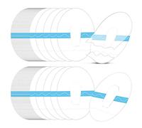 Steowsey 50 Pièces/Ensemble de Patchs Adhésifs Freestyle Transparents et Étanches pour Capteur de Protection Transparent