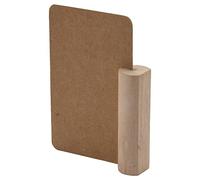 Steowsey 80 PièCes SéRies Bois Pile Nom Place Carte Photo Titulaires Souche Table NuméRo Clip Stand de Mariage Partie DîNer Table DéCor avec Carte