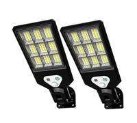 Steowsey Lot de 2 appliques murales solaires à LED avec détecteur de mouvement en plastique + composants électroniques pour jardin extérieur