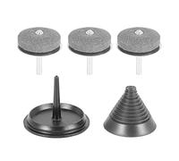 Steowsey Outil D'AffûTage de Lame de Tondeuses à Gazon Kit D'AffûTage D'Accessoires de Perceuse AffûTeuse de Lames de Tondeuse à Gazon pour Perceuse éLectrique et à Main