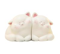 Steowsey Serre-livres décoratifs en forme de chat, serre-livres uniques pour tenir des livres, support de livre en résine pour décoration d'intérieur, bibliothèque, bureau