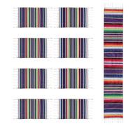Steowsey Table Mexicain avec Sets de Table, Sets de Table DéCorations de Mariage pour des FêTes, Couverture Une Franges 14 X 84 Pouces (Table Violet + 8 Sets de Table)