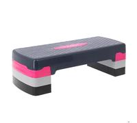 Step Aerobic - HMS - AS002 - Couleur rose/gris - Poids 3,5 kg - Réglage hauteur 3 niveaux