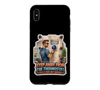Step Away from The Thermostat Funny Dad Système de sécurité Coque pour iPhone XS Max