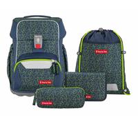 Step by Step Basis Schulranzen-Set 4-teilig Green Geometric