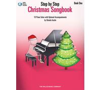 Step By Step Christmas Songbook - Book 1: 10 Piano Solos With Optional Accompaniments (Bk/Online Audio)