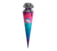 Step by Step Cône scolaire rose fluo bleu pour fille - School Cone Dolphin Lana 332645
