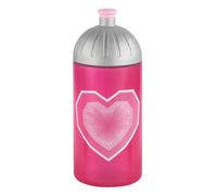 Step by Step Drinking Bottle Glitter Heart