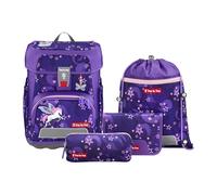 Step by Step Ensemble cartable Cloud 5 pièces Pegasus Liv – Ergonomique 19L, réflecteurs, Violet