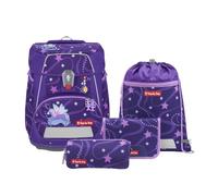 Step by Step Ensemble cartable Space 5 pièces 20L 1ère classe, Pegasus | Sacoche ergonomique avec réflecteurs, réglable en hauteur avec ceinture abdominale