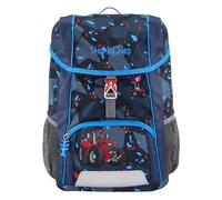 Step by Step Ensemble sac à dos enfant avec coussin d'assise, mini anneaux ergonomiques avec sangle de poitrine amovible, pour maternelle, maternelle et loisirs, 13 L, Tractor Freddy - Bleu, Moderne