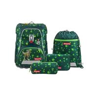 Step by Step – Ensemble cartable FIT Dino Targo 5 pièces, sac à dos ergonomique 19L Vert
