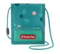Step by Step Pochette tour de cou avec fenêtre pour ranger les pièces de monnaie et les clés, Turtle Josie - Turquoise
