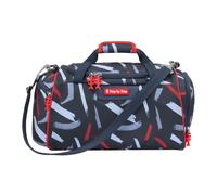 STEP BY STEP Sac de sport 'Hama' bleu-gris / bleu clair / rouge / noir, Taille One Size