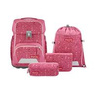 Step by Step sac d'école Basis Schulranzen-Set 4 pièces Pink Bubble rose