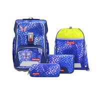 Step by Step – sac d'école Giant – ensemble 5 pièces Butterfly Maja pourpre