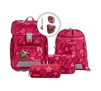Step by Step Sac d'école rose pourpre pour fille - Cloud Schulranzen-Set 5 pièces Wild Horse Nora 340307