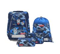 Step by Step sac d'école Space Schulranzen-Set 5 pièces Snow Leopard Arko bleu marine