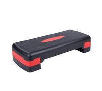Step de Fitness Réglable Pédale réglable Fitn aérobic Yoga Exercice Rythmique équipement de Gymnastique à Domicile régulation l'oxygène étape Hine Articles Sport(68cm Double Layer-Red and Black)