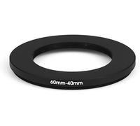 Step Down Bague adaptateur 60-40 mm 60 mm-40 mm Bague adaptateur 60 mm 40 mm 60 mm 40 mm Objectif Lens Cap Cover Filtre Bouchon Pare-soleil circulaire Passage vers le bas Cokin