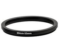 Step Down Bague adaptateur 60-55 mm 60 mm-55 mm Bague adaptateur 60 mm 55 mm 60 mm 55 mm Objectif Lens Cap Cover Filtre Bouchon Pare-soleil circulaire Passage vers le bas Cokin