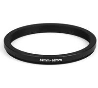 Step Down Bague adaptateur 69-62 mm 69 mm-62 mm Bague adaptateur 69 mm 62 mm 69 mm 62 mm Objectif Lens Cap Cover Filtre Bouchon Pare-soleil circulaire Passage vers le bas Cokin