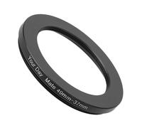 Step Down Ring, Ø 49 à 37 mm de diamètre, Compatible avec Les objectifs de Fabricants tels Que Canon, Sony, Nikon, Fujifilm, Adaptateur de Filtre pour Objectif d'appareil Photo, Step-Down Ring alu