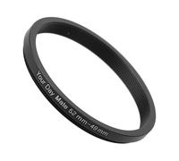 Step Down Ring, Ø 52 à 49 mm de diamètre, Compatible avec Les objectifs de Fabricants tels Que Canon, Sony, Nikon, Fujifilm, Adaptateur de Filtre pour Objectif d'appareil Photo, Step-Down Ring alu
