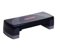 Step fitness aerobic stepper hauteur reglable surface antiderapante 78x29x20 cm Noir, Noir