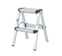 STEP Marchepied double pliable en aluminium 2 marches