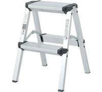 STEP Marchepied double pliable en aluminium 2 marches