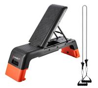 Step Pro Fitness réglable - Noir/orange