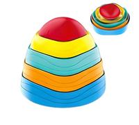 Step Stones Kids - 5 Pieces Anti-Slip Stepping Game | Colorful Coordination Set with Heavy Duty Design, Motor Skill Development Tool with Fun Balance Play, Stepping Stones