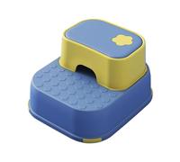 Step Stool, Detachable Potty Guard, 14.9x12.9x8.66 inch Secure Grip Tread Feature, Heavy-Duty ABS Structural Safety Guard, Matte Finish with Child-Friendly Style, Elevation Tool for Sinks and Kitchen