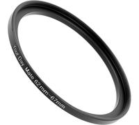 Step Up Ring,Ø 62 à 67 mm de diamètre,Compatible avec Les objectifs de Fabricants tels Que Canon,Sony,Nikon,Fujifilm,Adaptateur de Filtre pour Objectif d'appareil Photo,Step-up Ring Aluminium