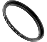 Step Up Ring, Diameter 49 to 52 mm Diameter, Compatible with Lenses from Manufacturers such as Canon, Sony, Nikon, Fujifilm, Camera Lens Filter Adapter, Step-up Ring Aluminium